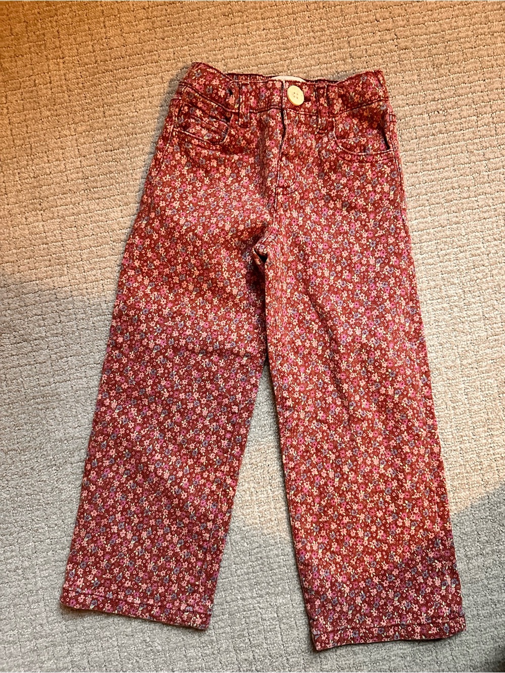 Brand new no tags - Zara Girls Floral Pants - Comfortable Kids Bottoms